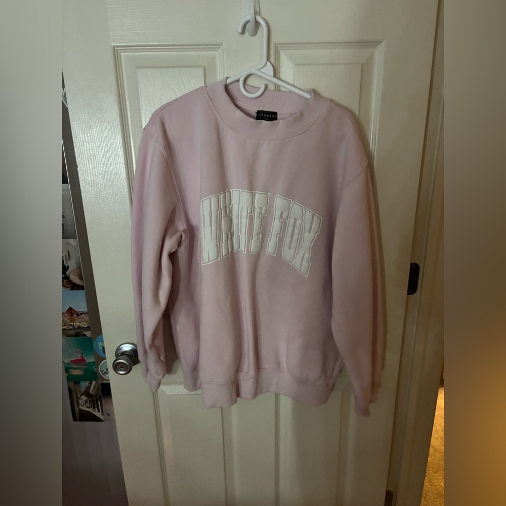 White Fox Boutique Pink Sweater